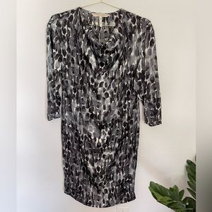 REBECCA MOSES 100% Silk Cowl Neck Dress Size Small